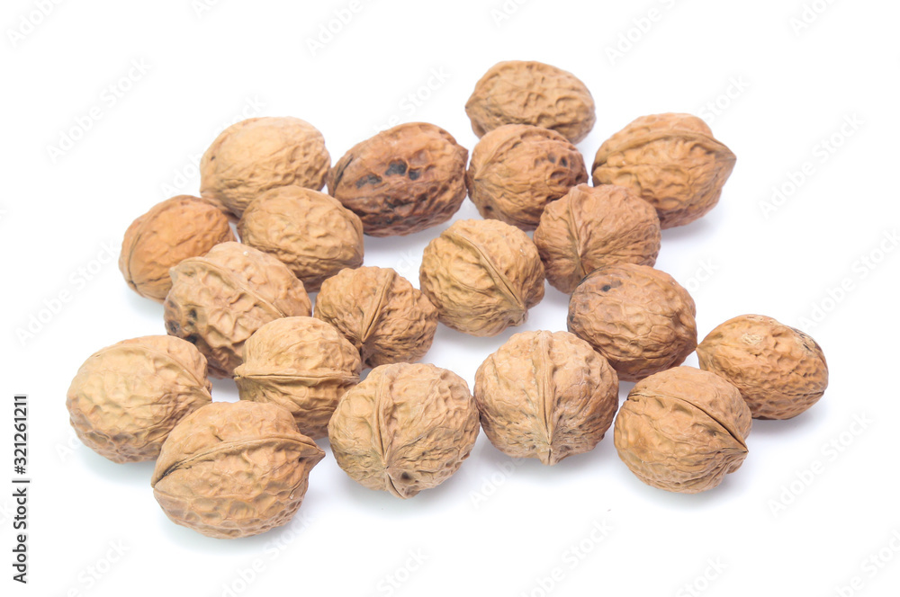 Walnut isolated on white background Walnut isolated on white background