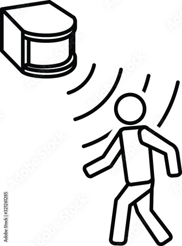 Motion sensor icon