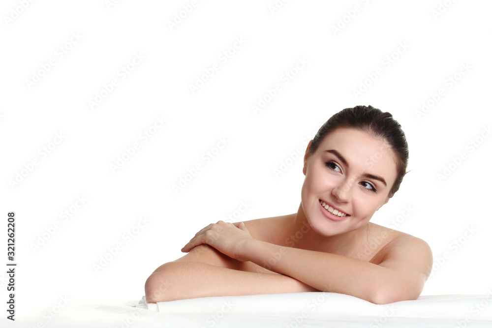 Young and healthy woman in spa salon. Traditional Swedish massage therapy and beauty treatments. Young and healthy woman in spa salon. Traditional Swedish massage therapy and beauty treatments.
