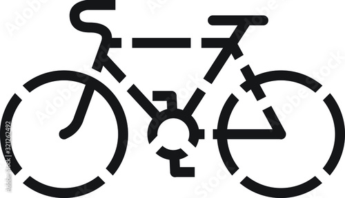 bicycle icon, Vector