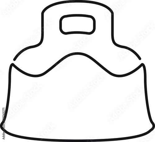 potty icon,vector illustration