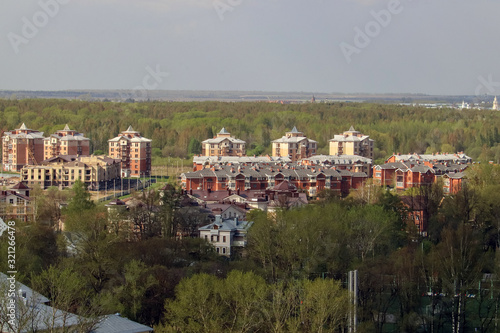 Vologda river, a historical and modern part of the city. Spring. Sunny day. © Александра Распопина