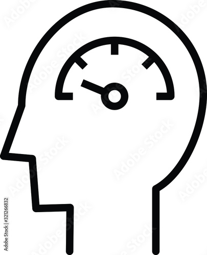 Potential icon, vector illustration