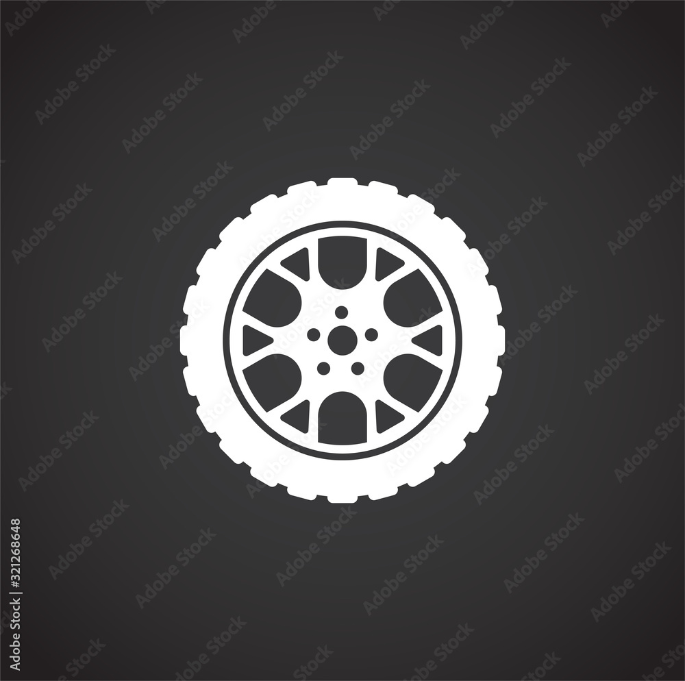 Car tuning related icon on background for graphic and web design. Creative illustration concept symbol for web or mobile app. Car tuning related icon on background for graphic and web design. Creative illustration concept symbol for web or mobile app.
