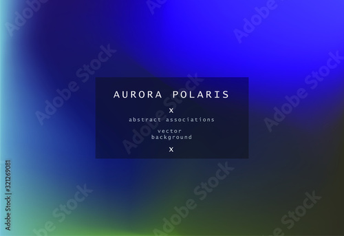 Northern lights gradient background. Luminescence of Aurora Borealis.