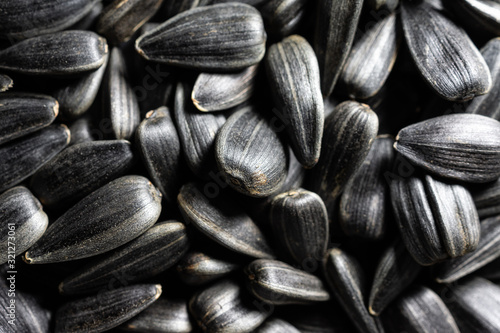 Fotografie texture of sunflower seeds