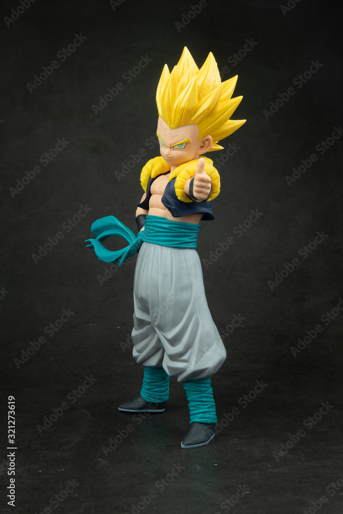 Bangkok, Thailand - February 6 2020: Toy figure Dragon Ball Z of "Grandista  - Resolution of soldiers -GOTENKS" for collectors Photos | Adobe Stock