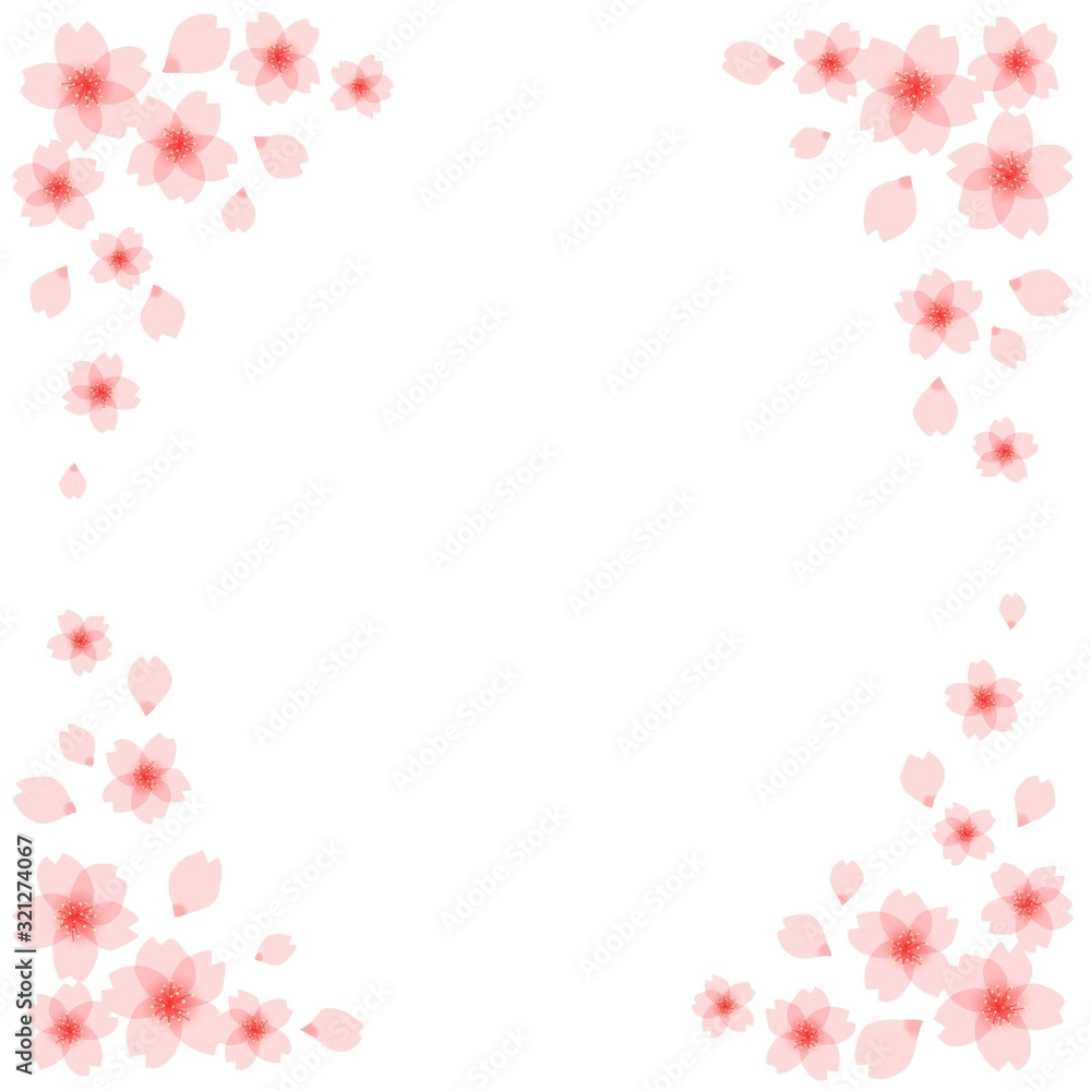 Frame of Cherry Blossoms