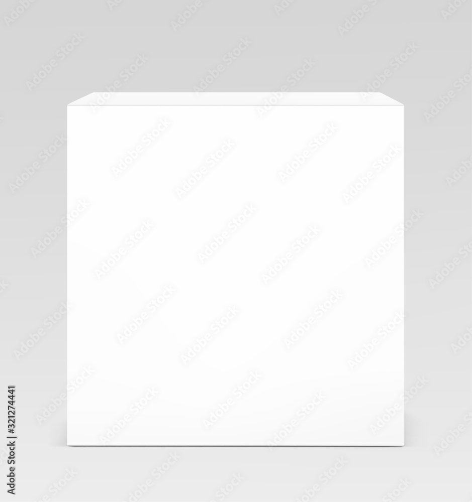 Realistic cardboard packaging box mockup. Vector illustration on grey background. Can be use for medicine, food, cosmetic and other. Ready for your presentation. EPS10. Realistic cardboard packaging box mockup. Vector illustration on grey background. Can be use for medicine, food, cosmetic and other. Ready for your presentation. EPS10.