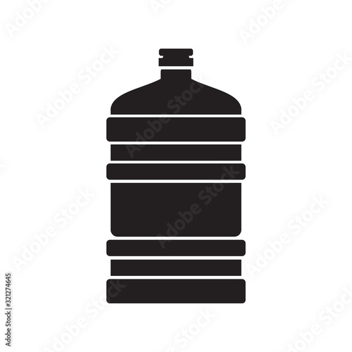 gallons and bottles icon design vector logo template EPS 10