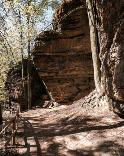 Wanderung Edmunsklamm zum Pebischtor in der Böhmischen Schweiz photo