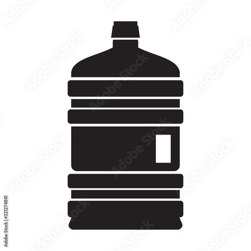 gallons and bottles icon design vector logo template EPS 10
