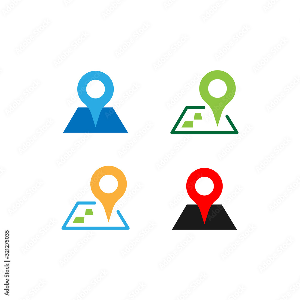Location Point Icon vector illustration design template Location Point Icon vector illustration design template