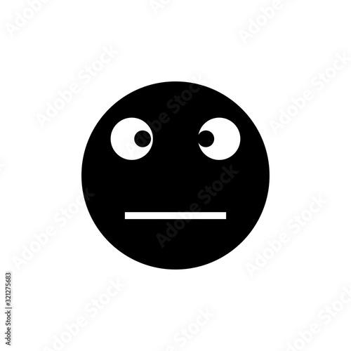 smile and stupid icon vector logo template EPS10