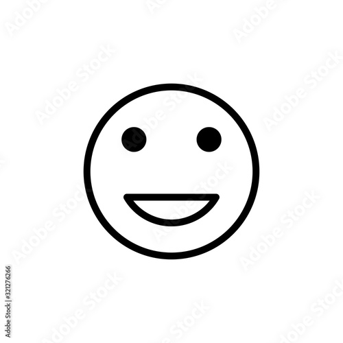 smile and stupid icon vector logo template EPS10