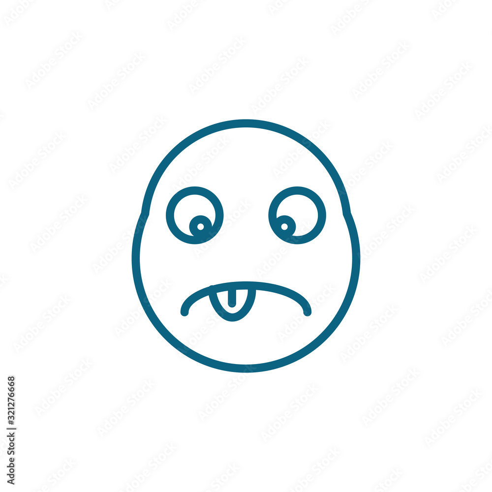 smile and stupid icon vector logo template EPS10 smile and stupid icon vector logo template EPS10
