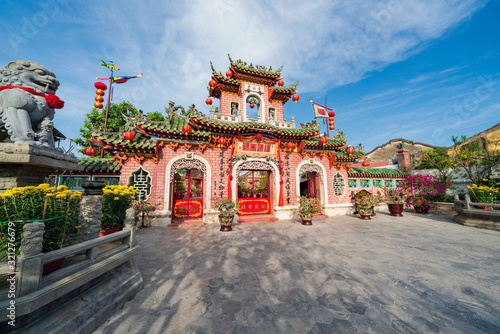 Obraz na płótnie Main gate of Fujian Assembly Hall in Hoi An