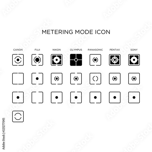Metering mode icon photo