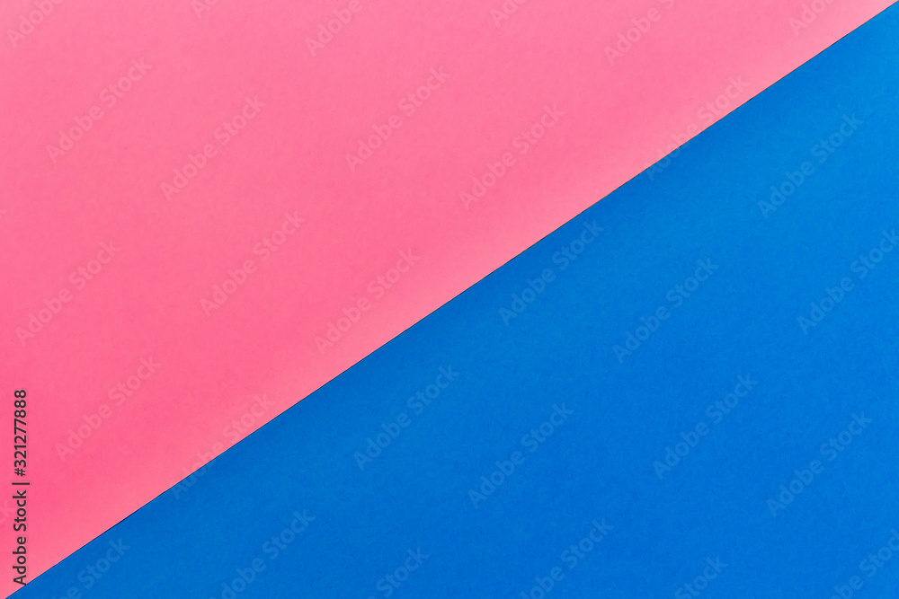 Pink-blue background. The concept of the holiday is Valentine's Day, Mother's Day, 8 of March. Minimalism. Place for text. Close-up. Diagonal. Pink-blue background. The concept of the holiday is Valentine's Day, Mother's Day, 8 of March. Minimalism. Place for text. Close-up. Diagonal.
