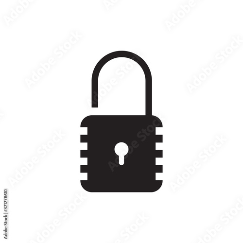 padlock icon vector design logo template EPS 10