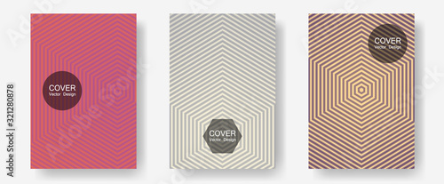 Geometric design templates for banners, covers.