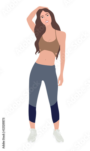 fitness woman doing exercise