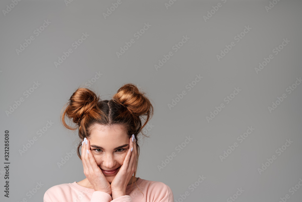 Portrait of a cute lovely young teenag gir isolated Portrait of a cute lovely young teenag gir isolated