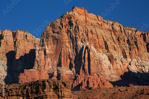 Landscape Vermillion Cliffs National Monument shortly after sunrise  Arizona  USA