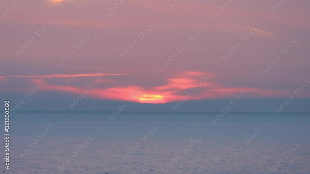 Morning on the beach of Barceloneta in Barcelona, Spain Morning on the beach of Barceloneta in Barcelona, Spain