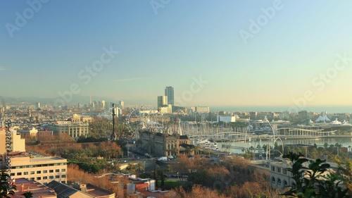 Wallpaper Mural The skyline of Barcelona,Spain Torontodigital.ca