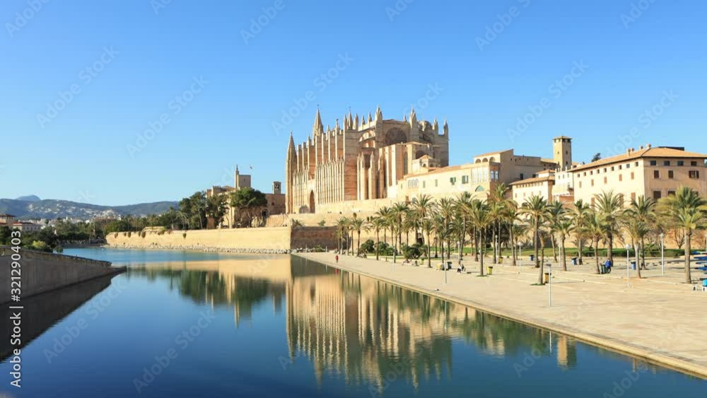 The Cathedral of Santa Maria of Palma in Palma, Mallorca The Cathedral of Santa Maria of Palma in Palma, Mallorca