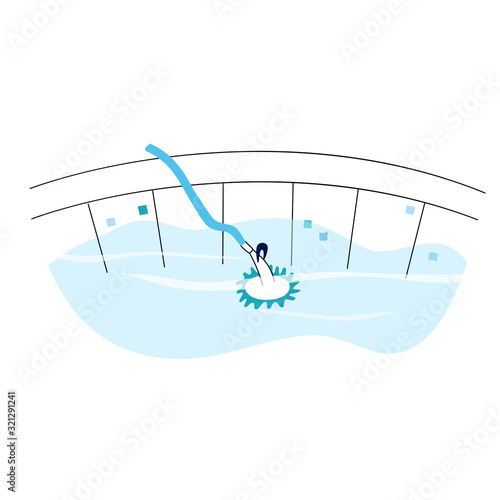 Swimming pool vacuum
