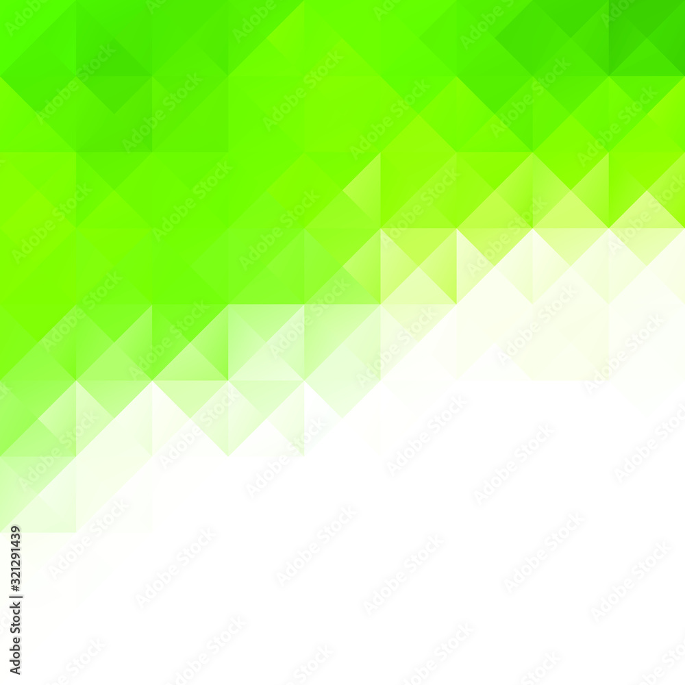 Obraz premium Green Polygonal Mosaic Background, Creative Design Templates