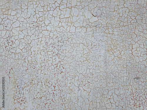 rusted texture of old wall peeling paint 