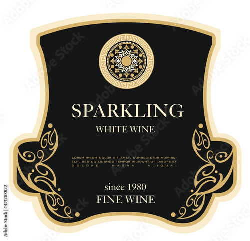 WINE LABEL ITALIAN FOOD AND DRINKS DECORATIVE STICKER FOR AMARONE, PROSECCO, CHIANTI, VALPOLICELLA,PRIMITIVE AND SPARKLING WINE