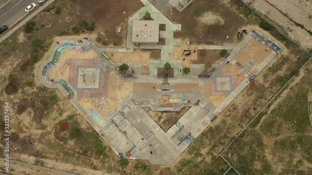 Drone Skateboarding - Skatepark Drone Skateboarding - Skatepark