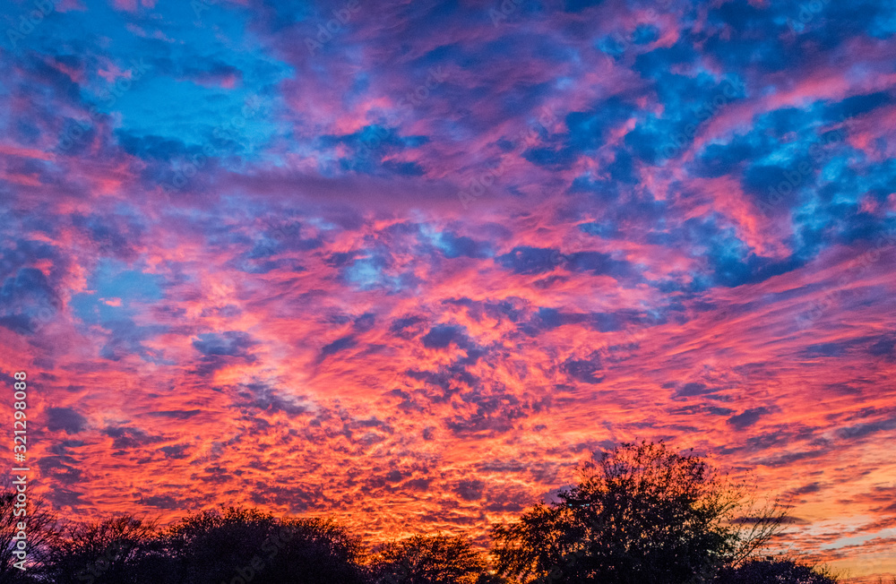 sunset, Round Rock, Texas, public park 