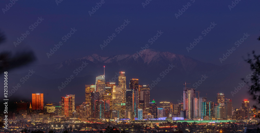 Obraz premium Nightlights of Los Angeles