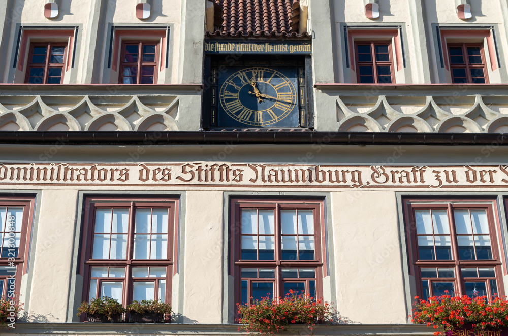 Fototapeta premium Facade of an Old House in Naumburg (Saale), Germany