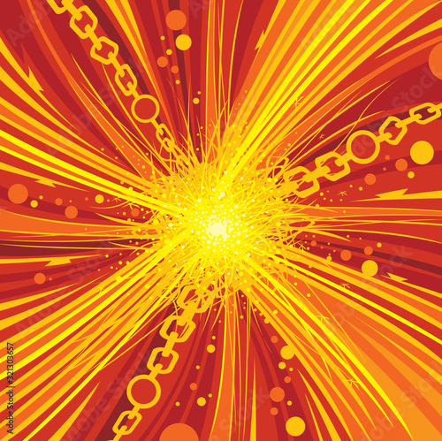 abstract orange background