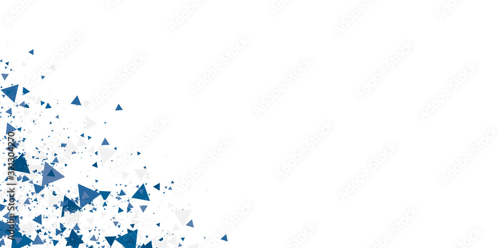  Abstract blue triangle modern template for business or technology presentation and space for text, vector illustration. Suit for presentation design.