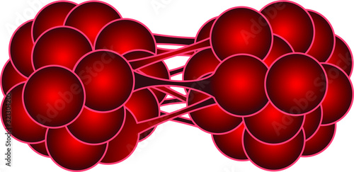 Cancer cell dividing icon
