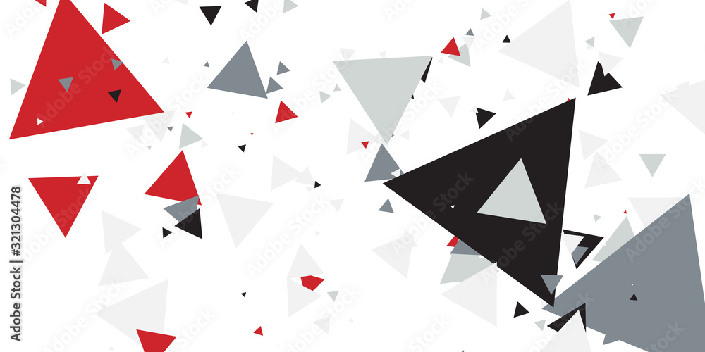 Geometric triangle template corporate concept red black grey and white contrast background. Vector graphic design illustration Geometric triangle template corporate concept red black grey and white contrast background. Vector graphic design illustration