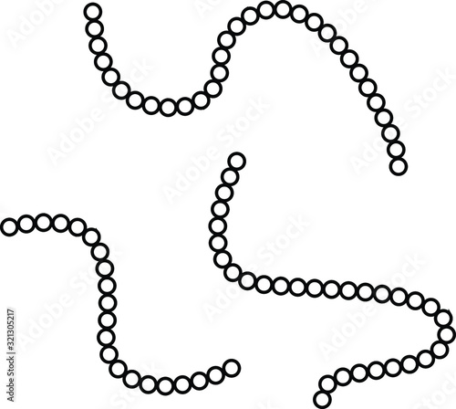 streptococcus icon, vector