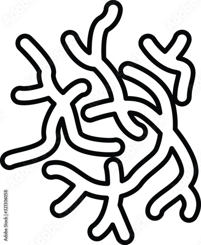 bifidobacterium icon, vector