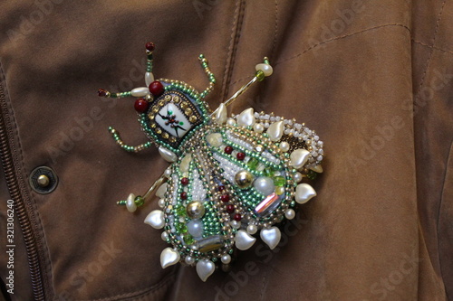 It is fashionable to wear brooches on clothes, on bags - everywhere