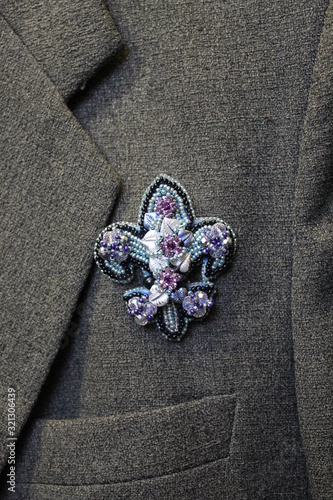 It is fashionable to wear brooches on clothes, on bags - everywhere