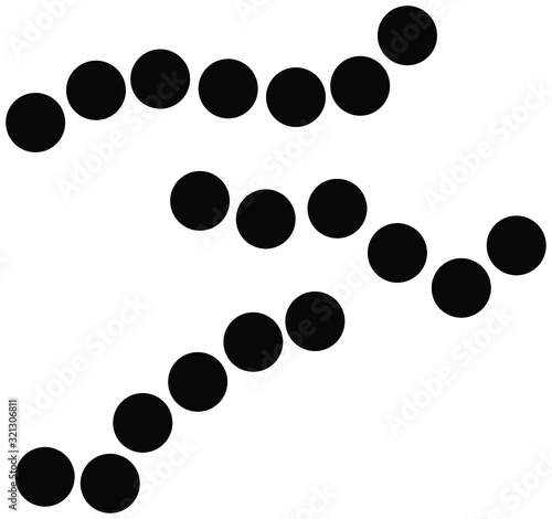 streptococcus icon, vector