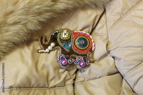 It is fashionable to wear brooches on clothes, on bags - everywhere