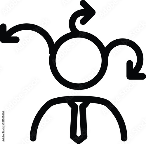 Scrum master icon,